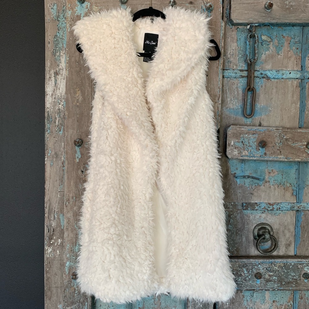 Faux Sherpa vest